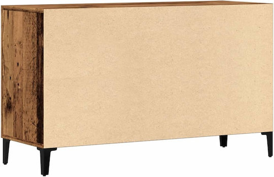 Μπουφές Ξύλινος με Συρτάρια Καφέ 100x36x60cm