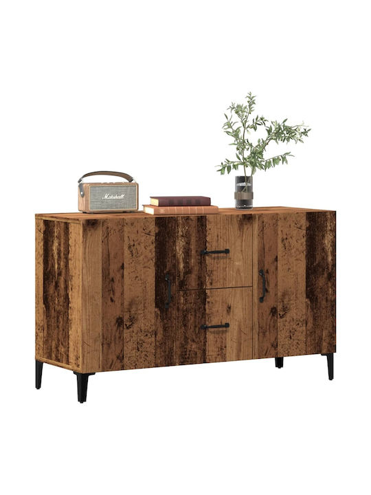 Sideboard Wooden with Drawers Coffee 100x36x60cm