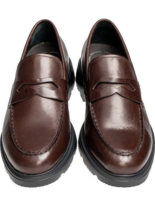 Men's Leather Loafers Brown