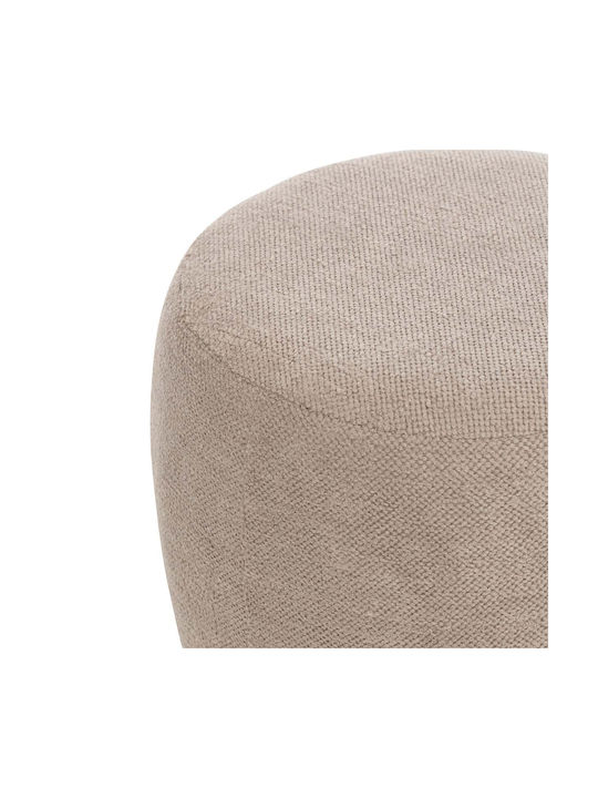 Stool For Living Room Upholstered with Fabric A-s Amea Taupe 39x39x40cm