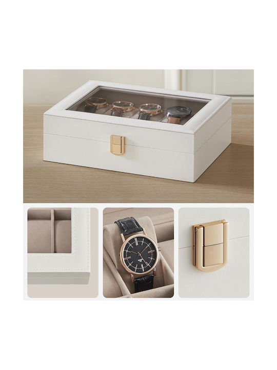 Songmics Holzgehäuse in Beige Farbe JWB010W01
