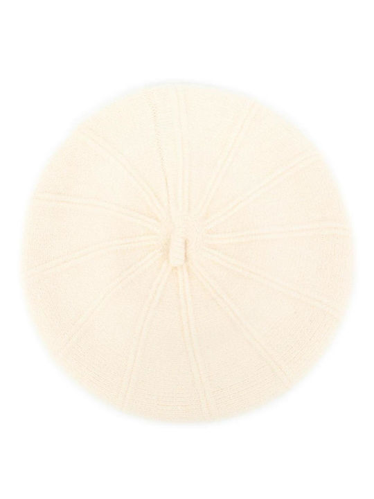 Doca Fabric Women's Beret Hat Beige