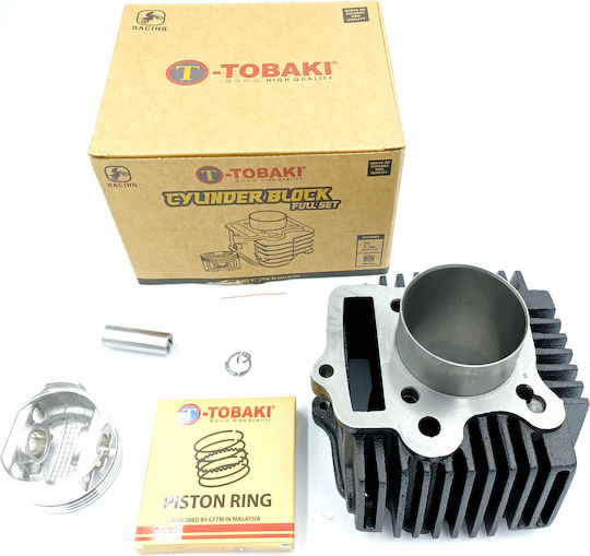 Tobaki Motorcycle Cylinder Piston Kit 53mm for Honda Astrea Grand 100