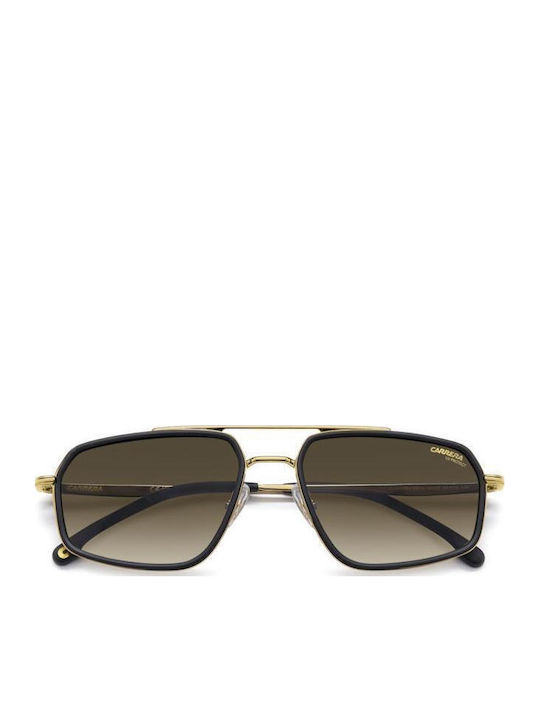 Carrera Men's Sunglasses With Black Frame And Grey Gradient Lens 338/S 003/86