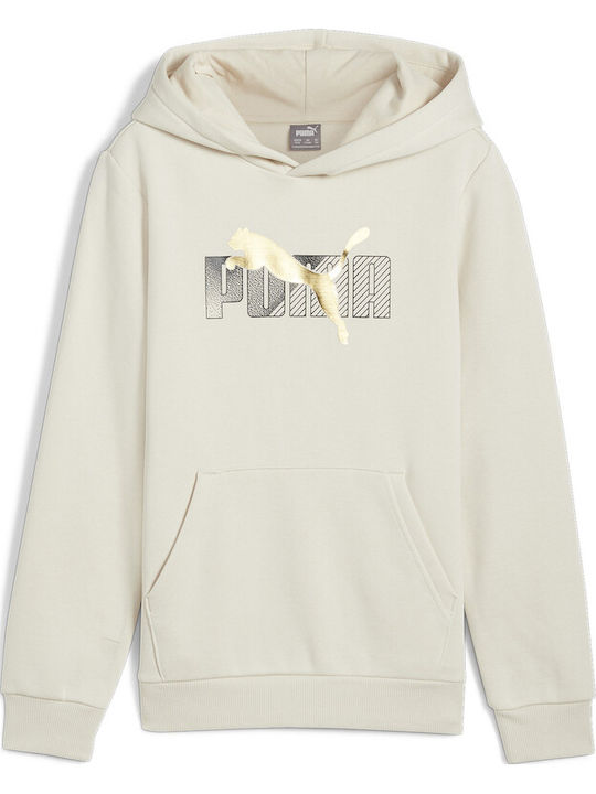PUMA Παιδικό Φούτερ Εκρού