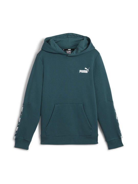 Puma Kids Sweatshirt with Hood Petrol