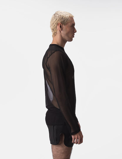 Barcode Berlin Sexy Ανδρικό Top Μαύρο 3019-5066