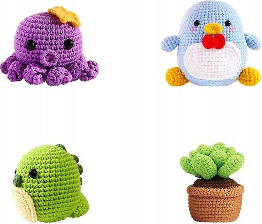 Häkelset Komplett DIY Mach es selbst Geschenk Kinder Plüschspielzeug