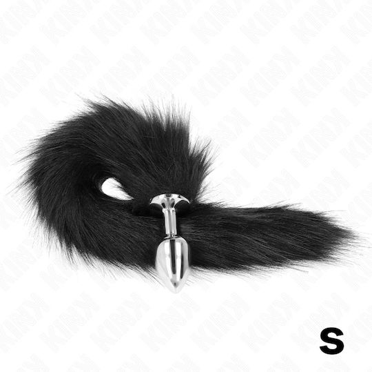 Kink Anal Plug Small Black 7cm