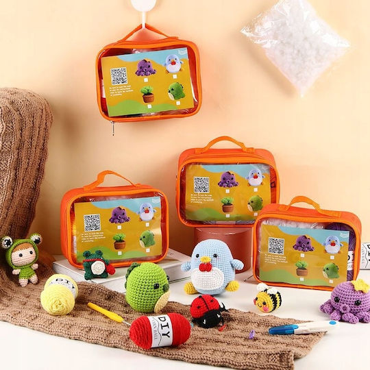 Häkelset Komplett DIY Mach es selbst Geschenk Kinder Plüschspielzeug