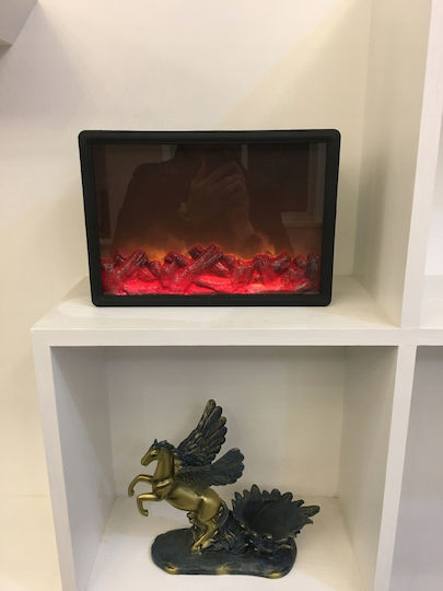 Șemineu Electric Ornamental cu LED și USB