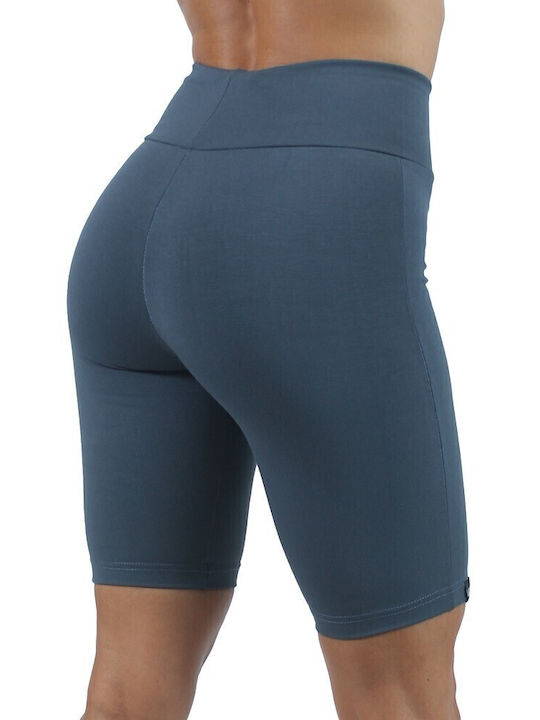 Women's Training Legging Shorts High Waisted GREY DUST