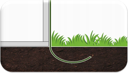 Garden Greenhouse Tunnel Type Metal Frame 250x400cm 10sqm Additional Window At Back