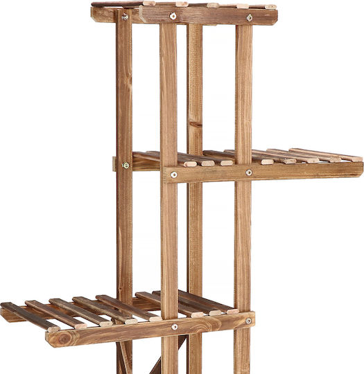 Blumenständer aus Holz mit 6 Regalen Ga176 95cm