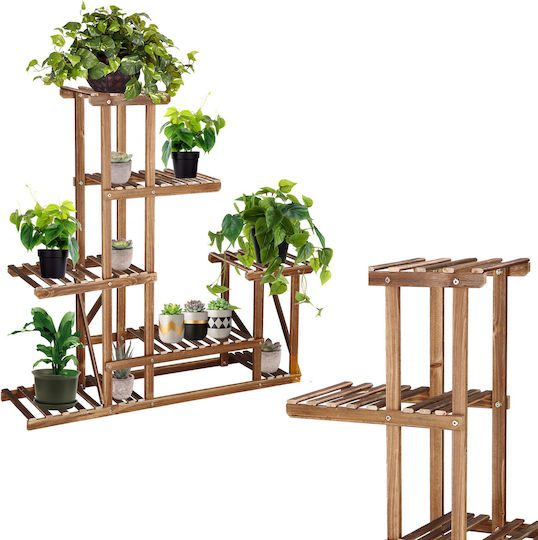 Blumenständer aus Holz mit 6 Regalen Ga176 95cm