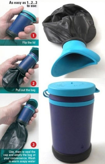 Urinar de buzunar reutilizabil Uribag pentru bărbați și femei