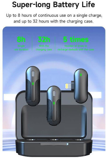 Devia M8-2-C Kintone Series Σετ Ασύρματο Μικρόφωνο Clip On για Φωνητικά