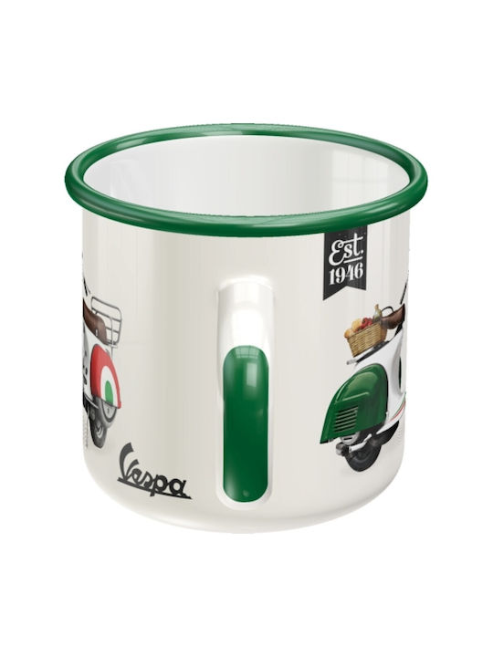 Nostalgic Art Italian Κούπα Εμαγιέ Πολύχρωμη 360ml
