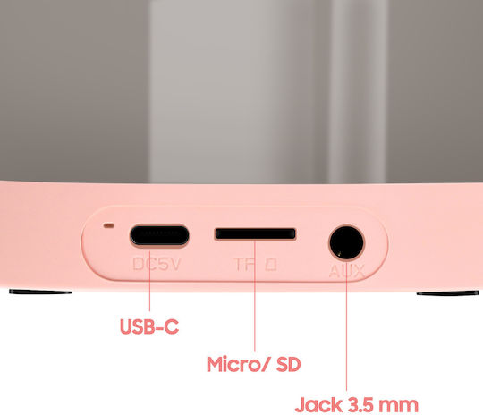 Maxlife Boxă Karaoke cu Microfoane Wireless și Efecte de Iluminare MXKS-200 Roz