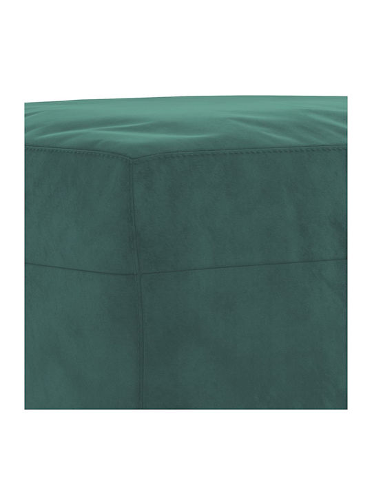 Living Room Furniture Set 3-Seater & 2-Seater & Armchair & Stool Green