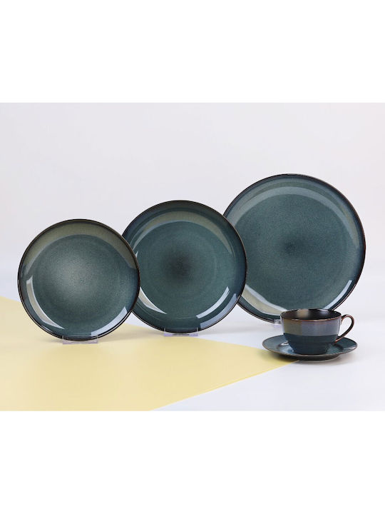 Cryspo Trio Dinnerware Set Blue