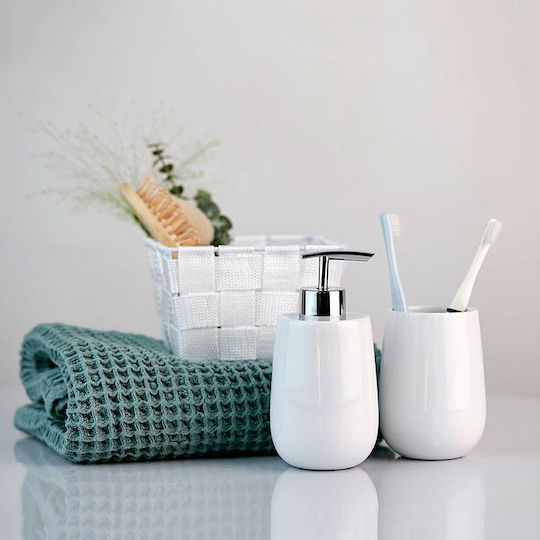 Wenko Malta Dispenser Κεραμικό Λευκό 290ml