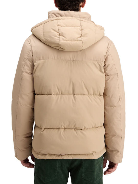 Jacke Puffer Beige