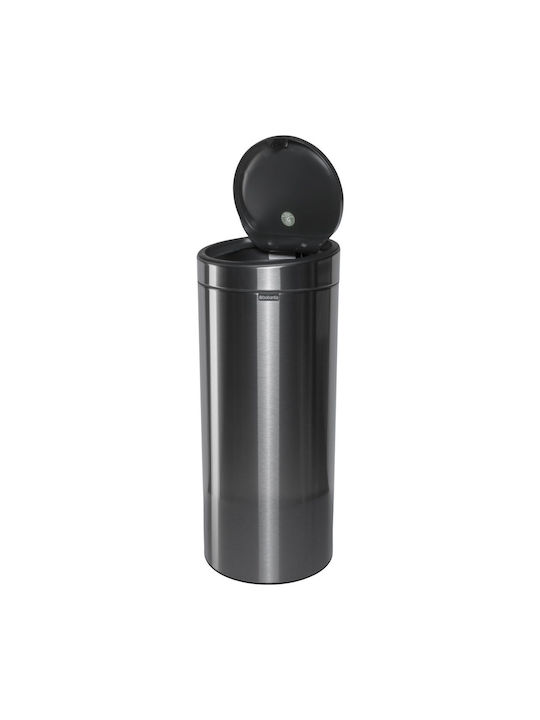 Brabantia Touch New Waste Bin Metallic Push Black 30L