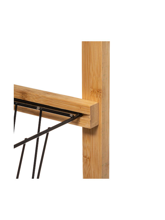 Atmosphera Wooden Kitchen Trolley 4 Tiers Brown 40x22x83cm