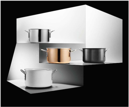 Eva Solo White Line Βαθιά Κατσαρόλα από Αλουμίνιο 7lt / 24cm
