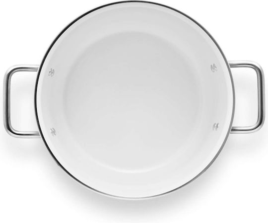 Eva Solo White Line Oală Adâncă Din Aluminiu 2.5lt / 16cm