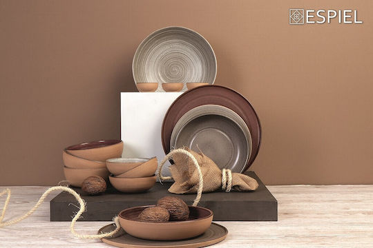 Calabria Ceramic Salad Bowl Gray 12.5cm 6pcs