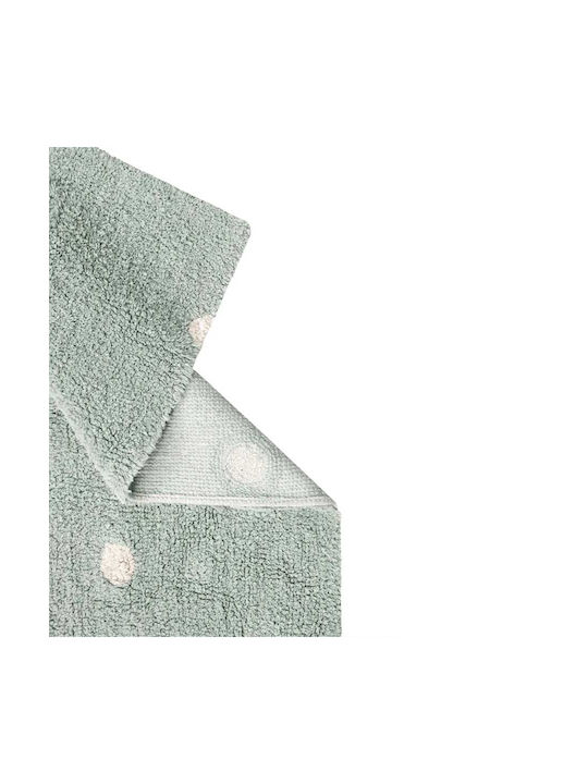 Lorena Canals Mini Dot Χειροποίητο Παιδικό Χαλί Μπλε 100x150cm