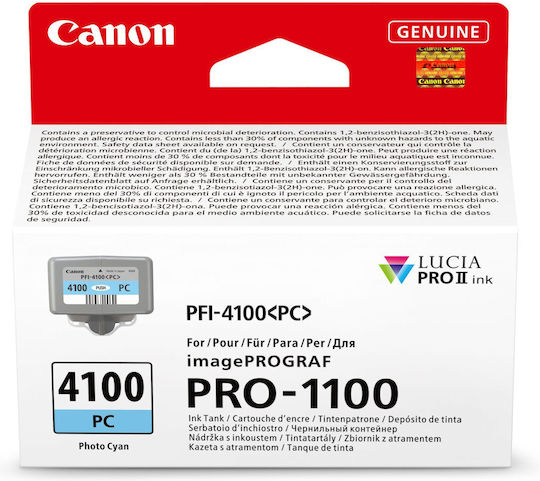 Canon PFI-4100 PC Original InkJet Printer Ink Photo Blue (6781C001)