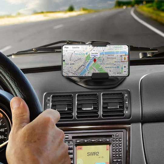 Dashboard Smartphone Holder High Stability Adhesive Suction Cup Black