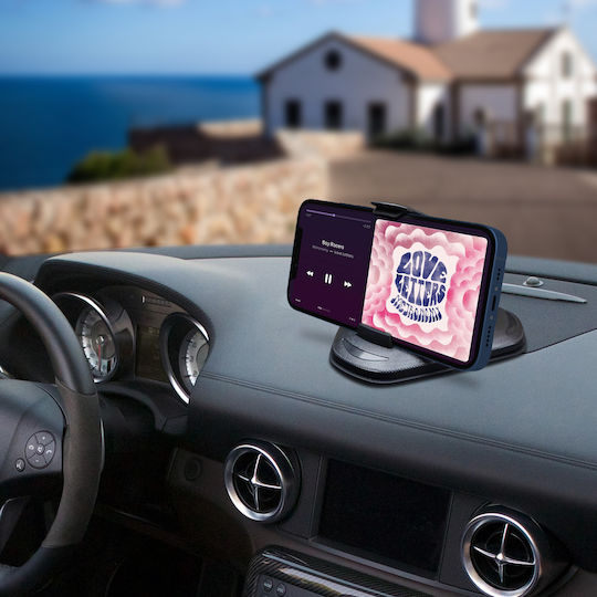 Dashboard Smartphone Holder High Stability Adhesive Suction Cup Black