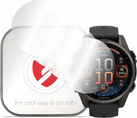 Pack 4 Premium Regenerative Film Garmin Fenix 8 47mm Smart Protection Classic Clear