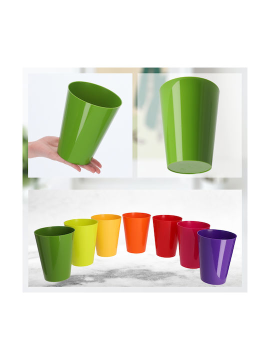 Kadax Orchid Pot Cover Plastic Flower Pot 13cm Green