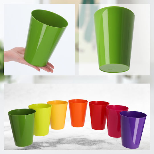 Kadax Orchid Pot Cover Plastic Flower Pot 13cm Green