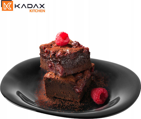 Farfurie de desert Kadax 21,5 cm Farfurie pentru prăjituri Negru