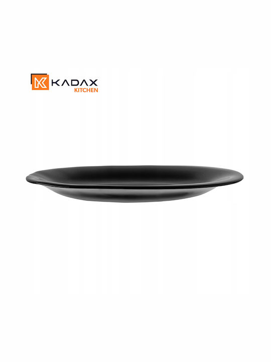 Kadax Dessert Plate 21cm Cake Plates Black Set 3