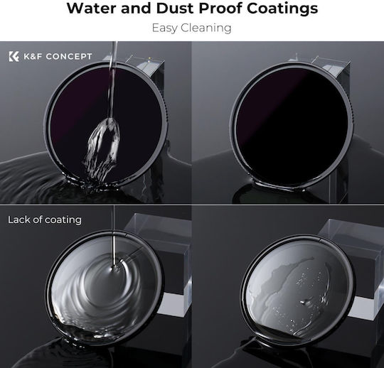 K&F Concept Φίλτρo Light Pollution Διαμέτρου 58mm για Φωτογραφικούς Φακούς