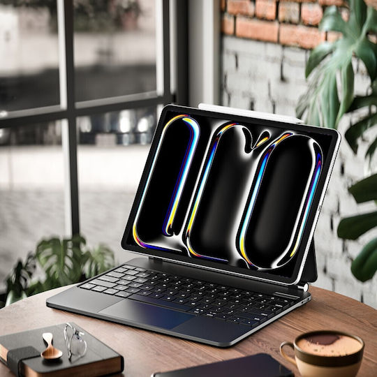 Dux Ducis Husă Flip Cover MK Series cu Tastatură Neagră iPad Pro 2024 11"