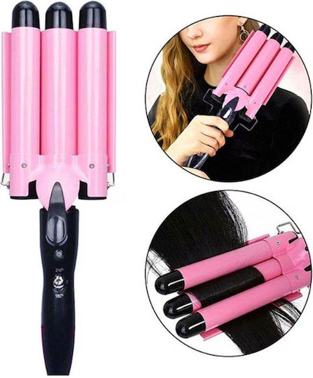 Waves Hair Curler Ceramic Pink