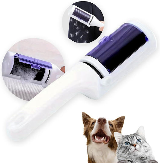Brush Cleaning Pet Hair Zola Collection Place 14x7 Cm White