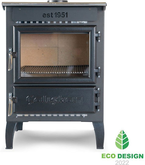 Caliskan 305 (Основно Издание) Стомана Печка на дърва 12.5кВт Сива