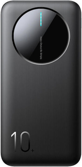 Joyroom JR-PBF12 Power Bank 10000mAh 12W with 2 USB-A Ports and USB-C Port Black