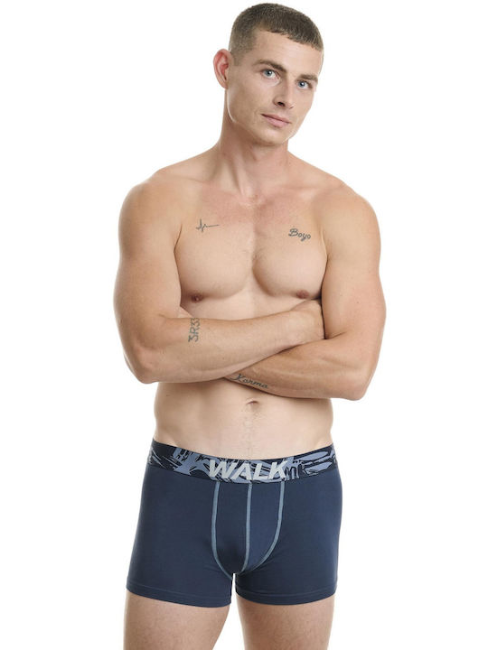 Ανδρικά Μποξεράκια Μπλε 2Pack