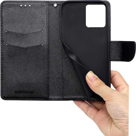 Sonique Trend Wallet Case Motorola Moto G72 Black