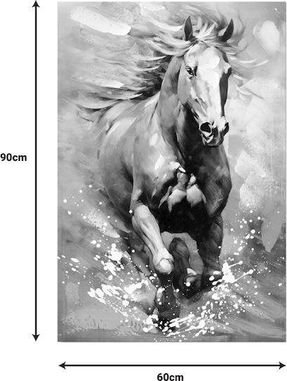 Pakketo Horse σε Καμβά 60x90 cm